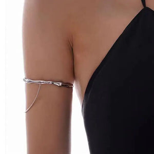 Egyptian Style Pearl Tassel Arm Bracelet