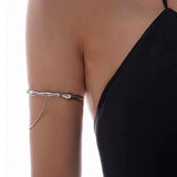 Egyptian Style Pearl Tassel Arm Bracelet