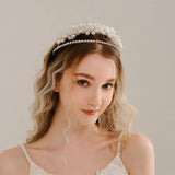 Crystal Wedding Tiara Bride Hair Jewelry Crown Prom Hairband