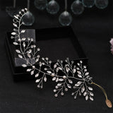 Pearl Wedding Headband Crystal Hair Clips Bridal Hair Accessories