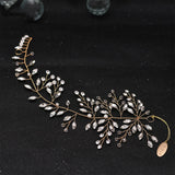 Pearl Wedding Headband Crystal Hair Clips Bridal Hair Accessories