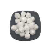 Pearl Hexagon Silicone Bead 14mm for Keychain Bracelet Necklace DIY