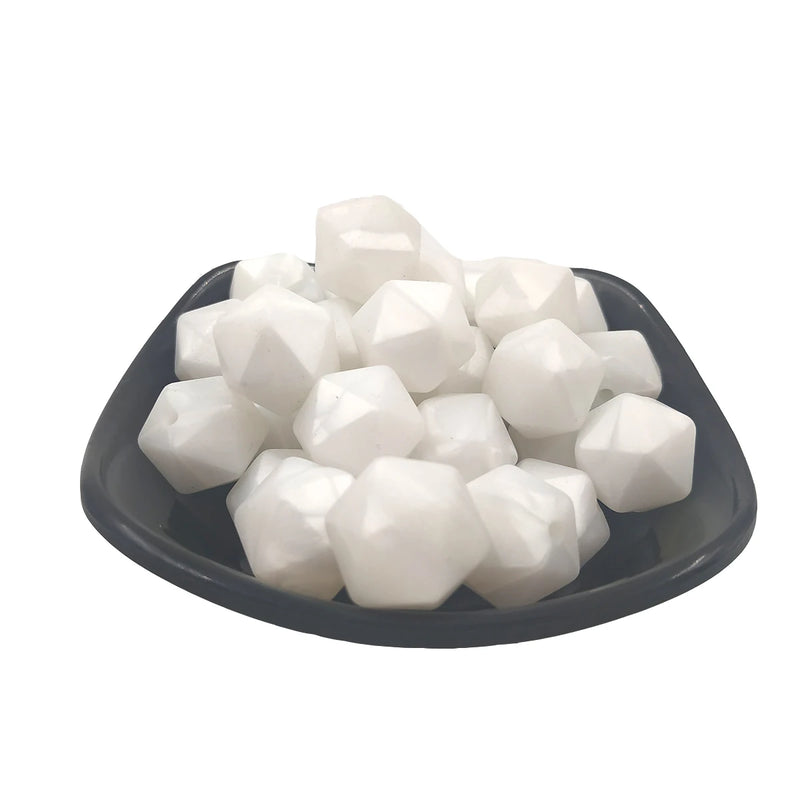 Silicone Icosahedron Bead for DIY Crafts