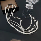 Pearl Hair Accessories Tassel Chain Hairpin Clip Tie Hair