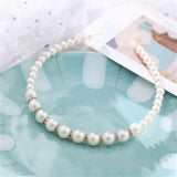 Pearl Headband for Women and Kids with Hair Clips