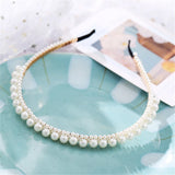 Pearl Headband for Women and Kids with Hair Clips