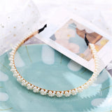 Pearl Headband for Women and Kids with Hair Clips