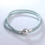 Pearl Light Double Leather Bracelet for Woman DIY Jewelry Making