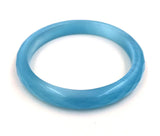 Vintage Pearlized Glass Bangle Bracelets Women Natural Stone Bangles