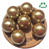 6mm-30mm Brown Round Acrylic Pearl Beads for Jewelry Making A07
