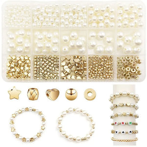 Pearls Beads Set Five-pointed Star Spacer Beads Accessories