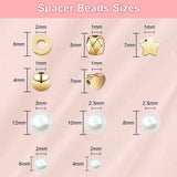Pearls Beads Set Five-pointed Star Spacer Beads Accessories