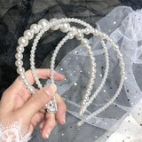 Beaded Bridal Headband Wedding Hair Accessories Party Tiara HB78