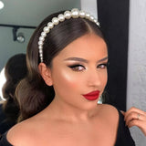 Beaded Bridal Headband Wedding Hair Accessories Party Tiara HB78