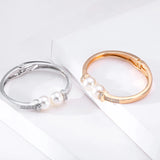 Pearl Crystal Bracelet for Women Mum Girl Birthday Gift