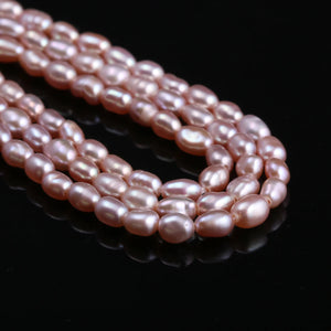 Natural Freshwater Pearl Beads 4-5mm Rice Shape DIY Jewelry Making 100% Natural