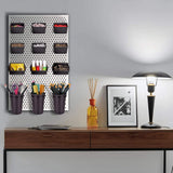 Pegboard Bins & Cups with Hooks 12 Pack