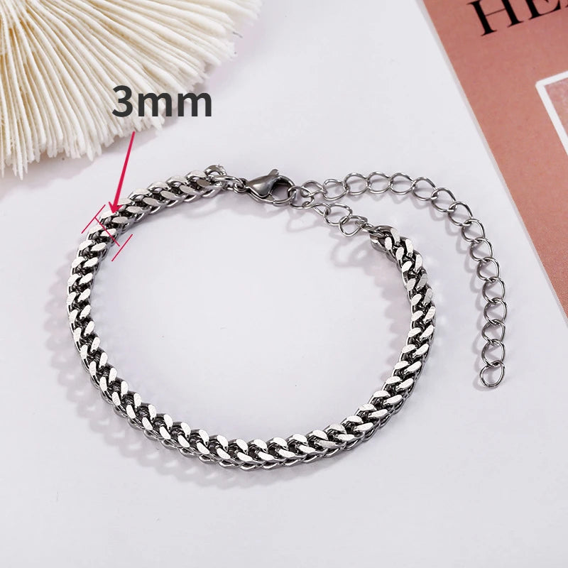 Stainless Steel Heart Magnet Couple Bracelets Men Women Attract Jewelry