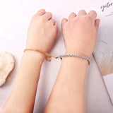 Stainless Steel Heart Magnet Couple Bracelets Men Women Attract Jewelry