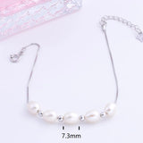 925 Silver Bracelet with Freshwater Pearl for Women