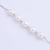 925 Silver Bracelet with Freshwater Pearl for Women