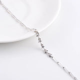 925 Silver Star Bracelet with Round Zircon Gems