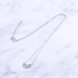 925 Silver CZ 3 Hexagon Necklaces Honeycomb Pendant Jewelry