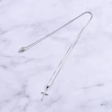 Zircon Cross Pendant Necklace for Women