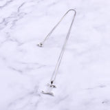 925 Silver Gemini Zircon Horoscope Necklace Constellation Pendant