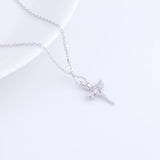 925 Silver Ballerina Ballet Dancer Necklace Pendant for Women