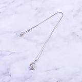 925 Silver Sparrow Fly Bird Necklace Zircon Hoop Pendants Jewelry