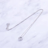 925 Silver Zircon Evil Eye Necklace for Women