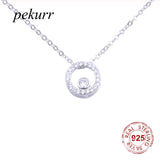 925 Silver Zircon Evil Eye Necklace for Women