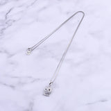 925 Silver Owl Fledgling Necklace Cartoon Bird Pendant
