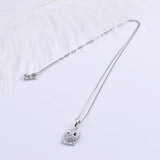 925 Silver Owl Fledgling Necklace Cartoon Bird Pendant