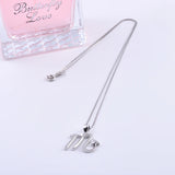 Sterling Silver Scorpio Zircon Necklace - Zodiac Sign Jewelry