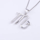 Sterling Silver Scorpio Zircon Necklace - Zodiac Sign Jewelry