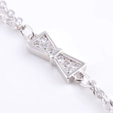 925 Silver Zircon Butterfly Bowkont Bracelet For Women