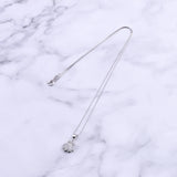 925 Silver Zircon Shell Boho Necklaces Women Ocean Sea Jewelry