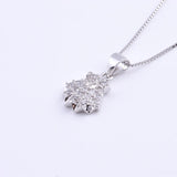 925 Silver Zircon Shell Boho Necklaces Women Ocean Sea Jewelry