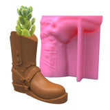 Cowboy Hat Flowerpot Mold DIY Clay Silicone Pen Holder Mould