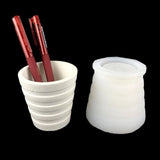 Silicone Flowerpot Mold Pen Holder Moulds