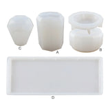Silicone Pen Holder Mould Flower Pot Resin DIY Casting Mold