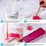 Square Silicone Pencil Box Mold Epoxy Resin Casting DIY Craft