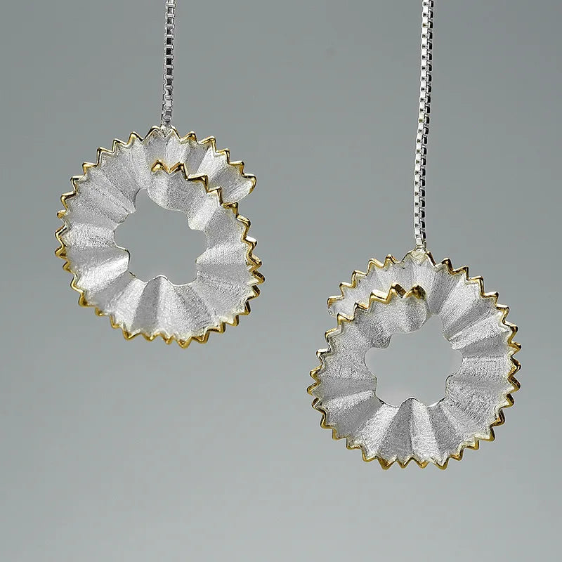 Silver Wedding 925 Sterling Silver Earrings