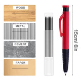 Carpenters Pencils Set, Woodworking Mechanical Pencil, Drawing Marking