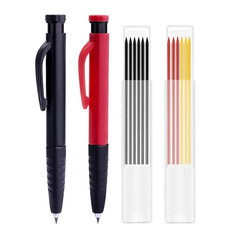Carpenters Pencils Set, Woodworking Mechanical Pencil, Drawing Marking