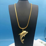 Animal Pattern Necklace 24k Plated Copper for Women Men