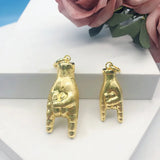 Animal Pattern Necklace 24k Plated Copper for Women Men
