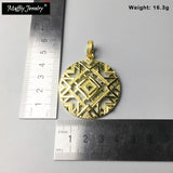 Golden Africa Ornaments in 925 Sterling Silver Fine Jewelry